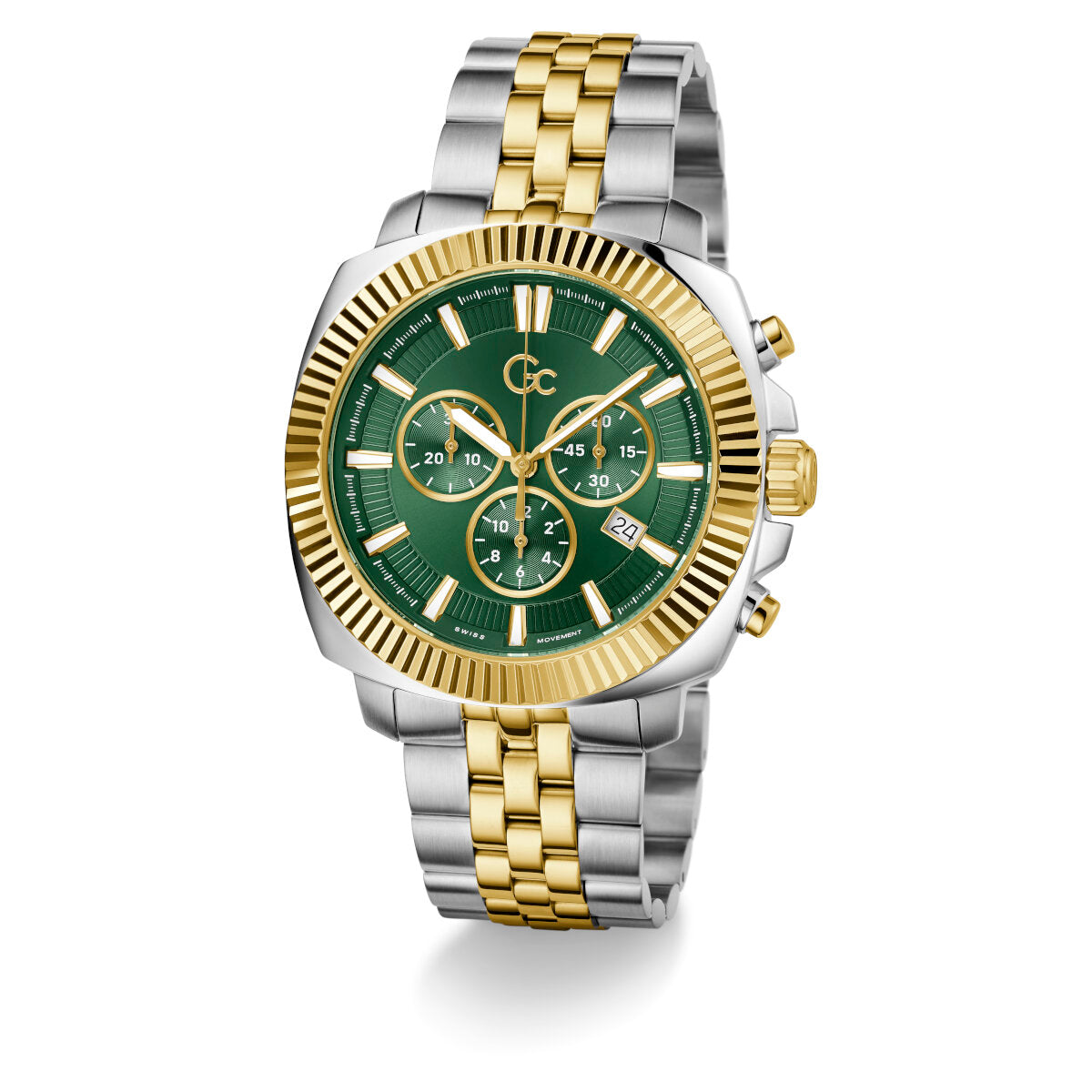 Reloj Guess Caballero Gc Flair Coussin Plata
