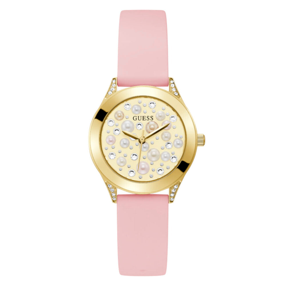 Reloj Guess de mujer Pearl color rosa