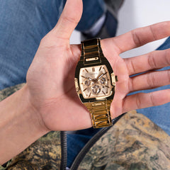 Reloj Guess de Hombre Phoenix color oro