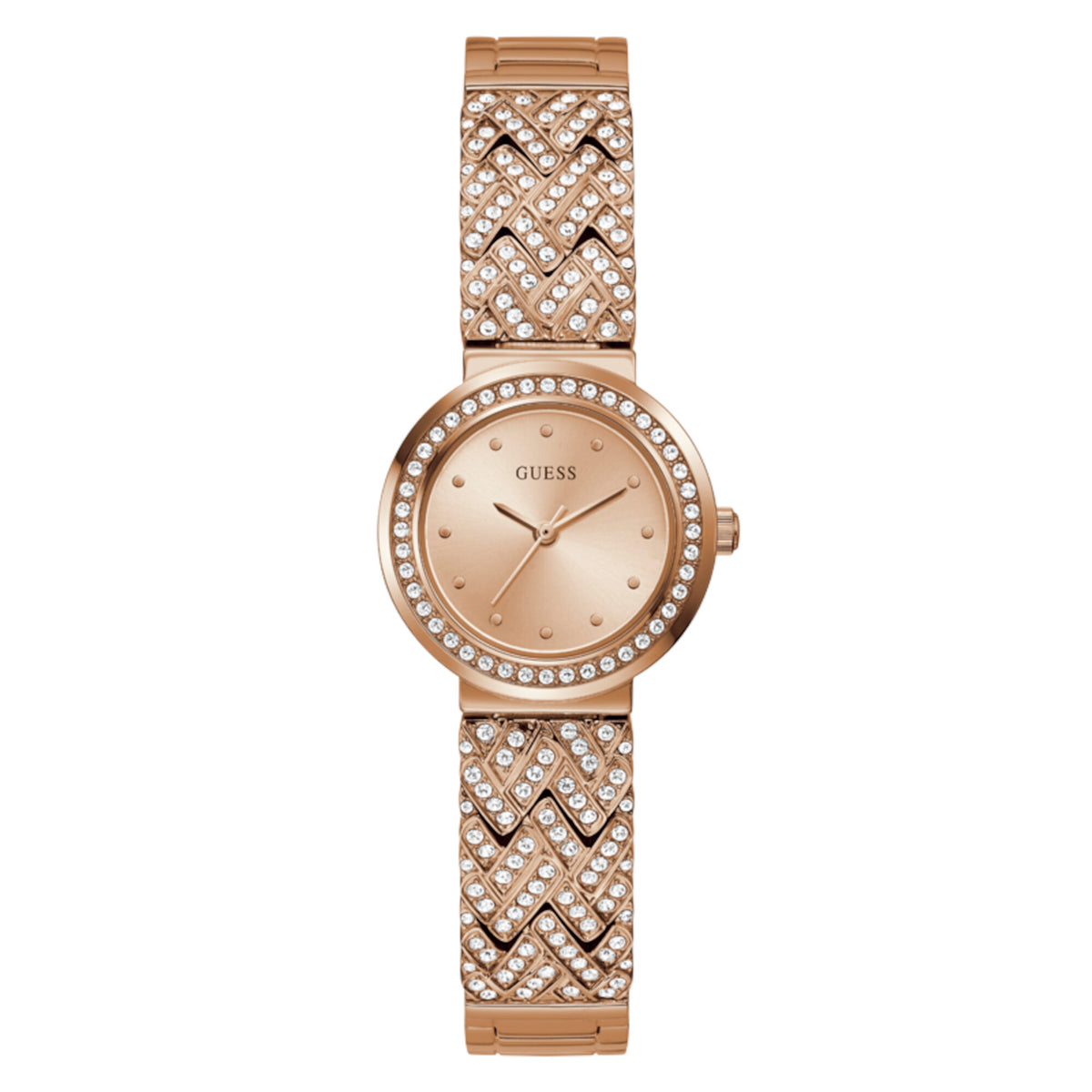 Reloj Guess de mujer Treasure color oro rosa