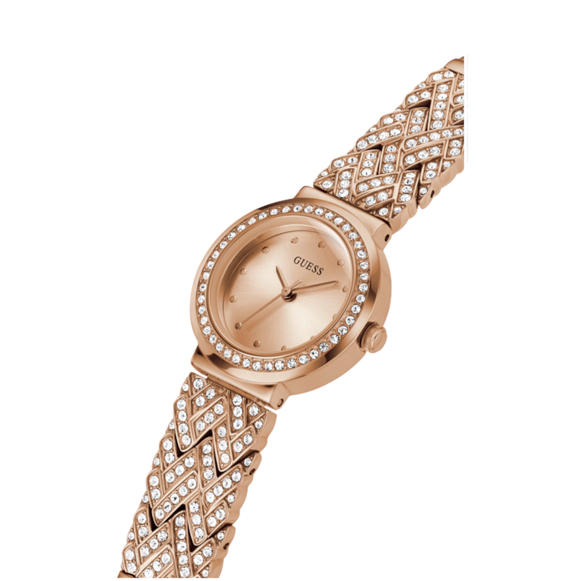 Reloj Guess de mujer Treasure color oro rosa