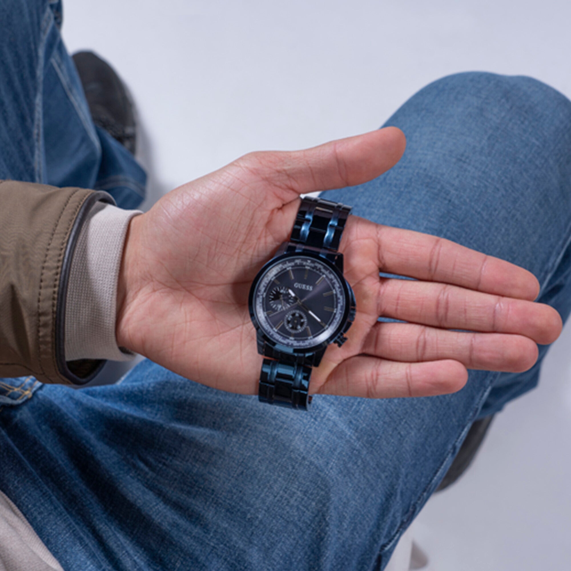 Reloj Guess de Hombre Spec color azul marino – regencyecommerce