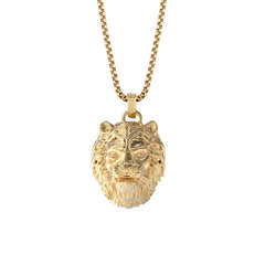 Collar Guess para Caballero  Lion King color dorado