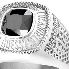 Anillo Guess para Caballero  Champions color plateado